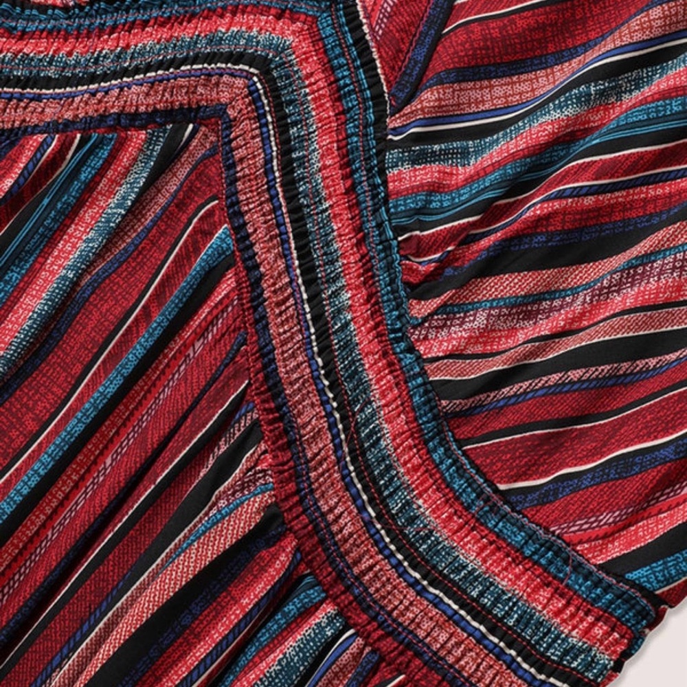 BloomChic Striped V-Neck Dress Size 14/16 - Picture 4 of 8